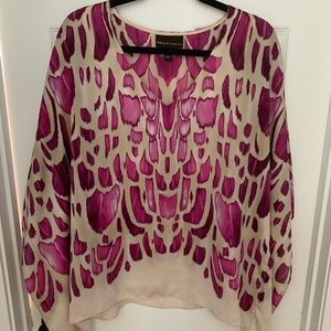 Scarf print top
